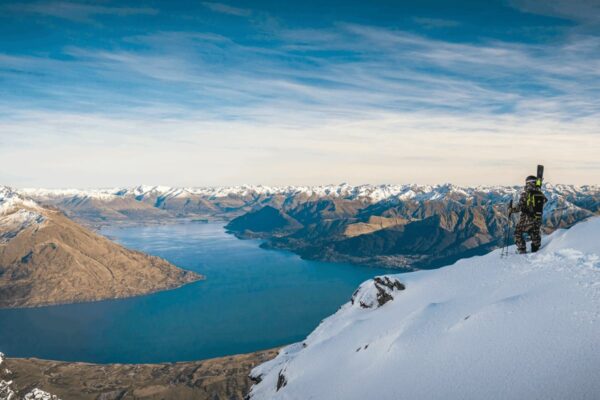the view from The Remarkables Ski Field one of the best Queenstown ski resorts where to ski in new zealand